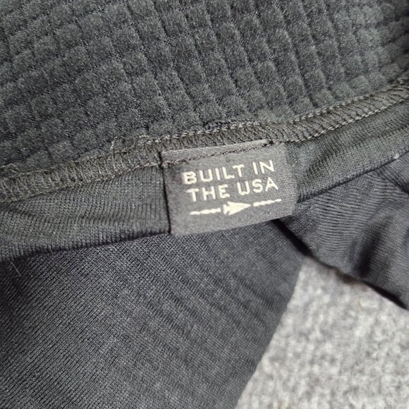 GORUCK Indestructible Grid Fleece Half‎ Zip Women's XXL Black Long Sleeves $155 - Picture 8 of 13
